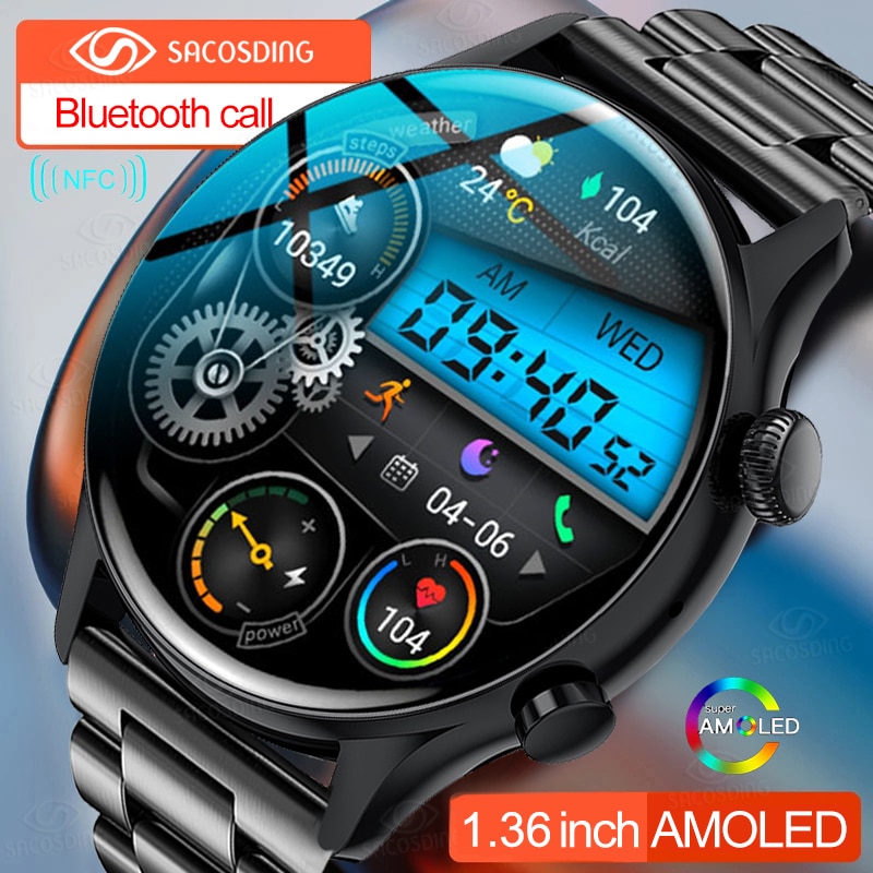 2023 NFC Smartwatch  AMOLED 39..