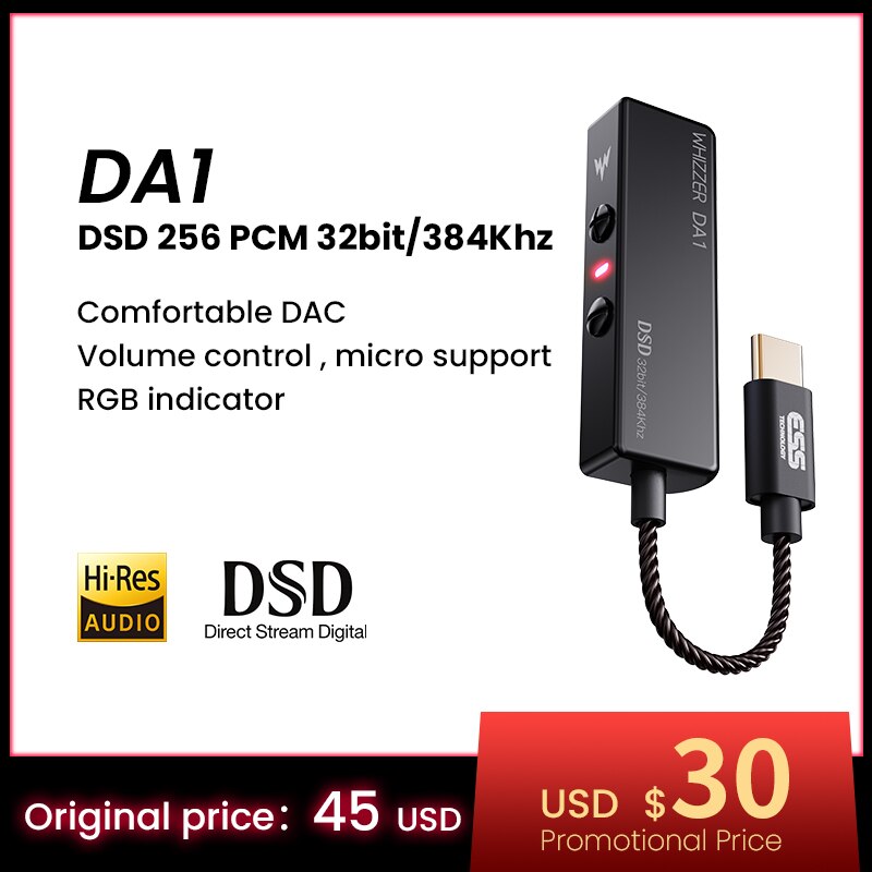 Whizzer-DA1 ޴ DAC ,  ̴ USB  DAC..
