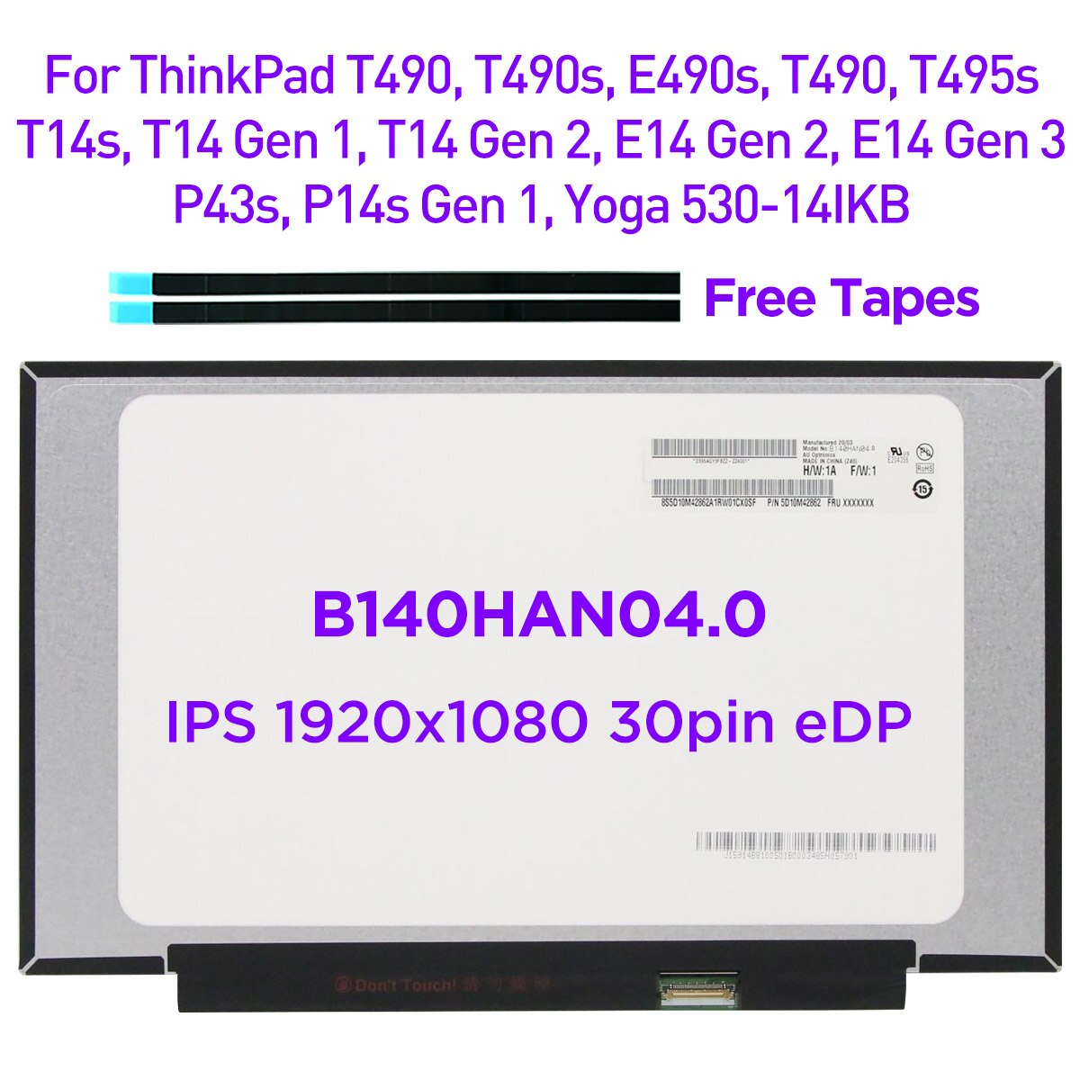 14.0 Ʈ LCD ȭ B140HAN04.0 ..