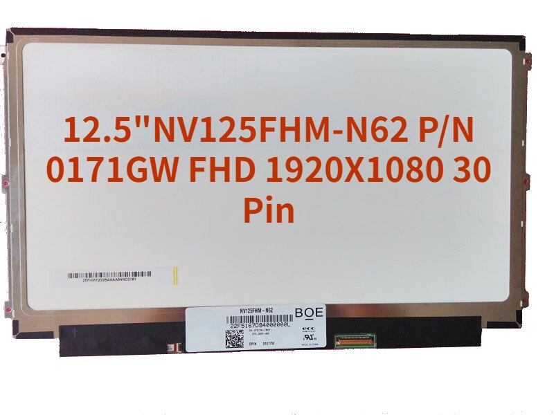 IPS ũ NV125FHM-N62 P/N 0171GW NV125FHM N62 ..