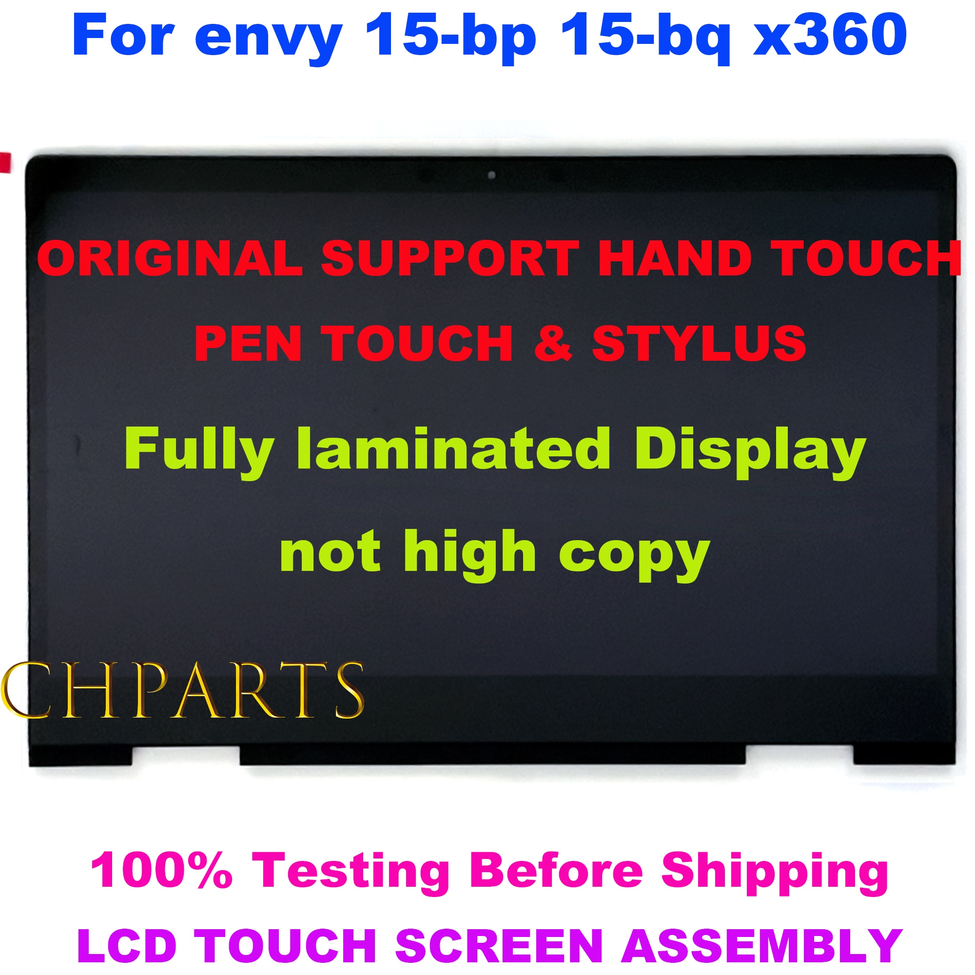 15.6 FHD 1080p HP Envy X360 15-bp 15-bq 15m-bp011dx LCD..