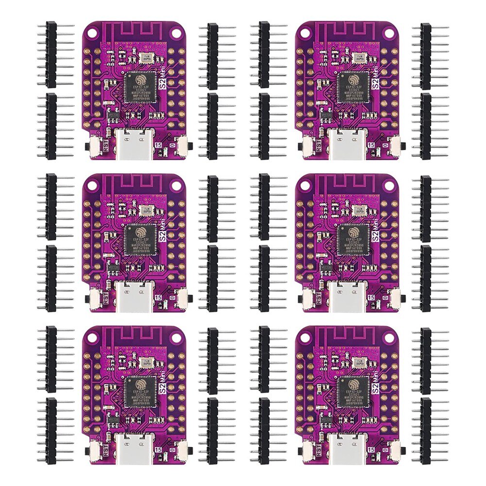 6Pcs ESP32 S2 Mini V1.0.0 WiFi IOT..