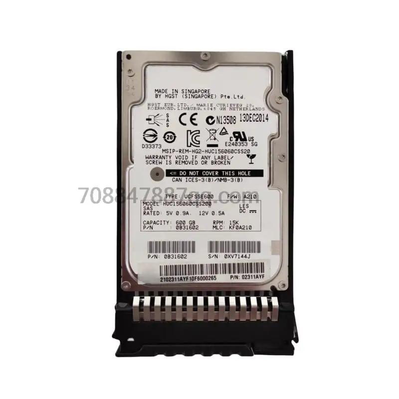 100%  SAS 2.5, 02311AYF 600G, 15K, RH2288H, RH5885 V3..