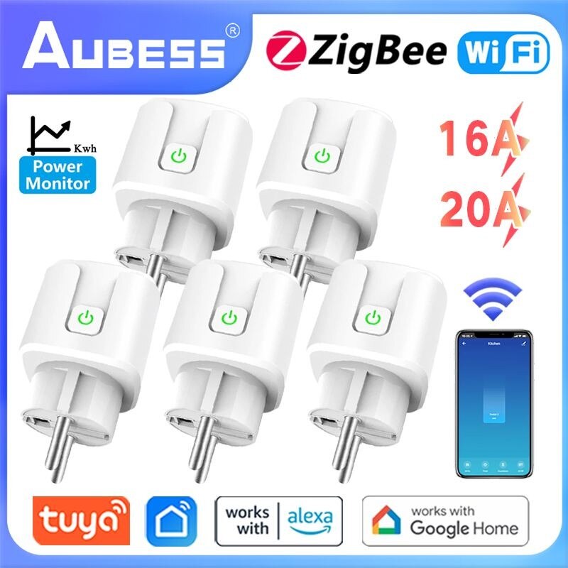Aubess-Tuya 16A EU Ʈ  WiFi..