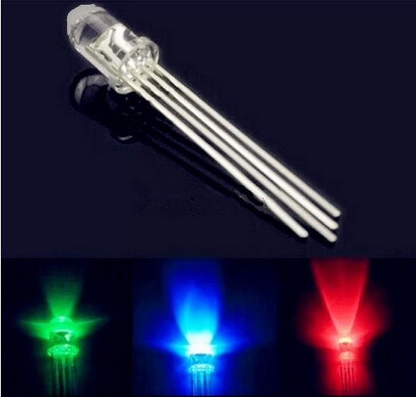    4pin 5mm RGB Led ̿ Ʈ ..